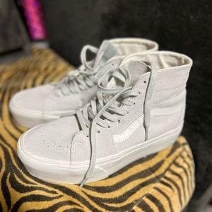 Vans SK8 Hi Taper Stackform Platform Suede Hi-tops women size 9